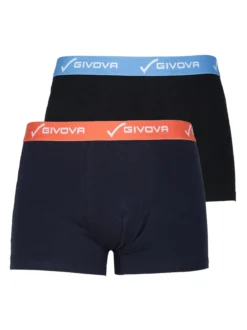 Givova Set di 2 boxer da uomo bicolore