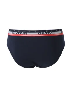Givova Slip da uomo in cotone bielastico - blu scuro