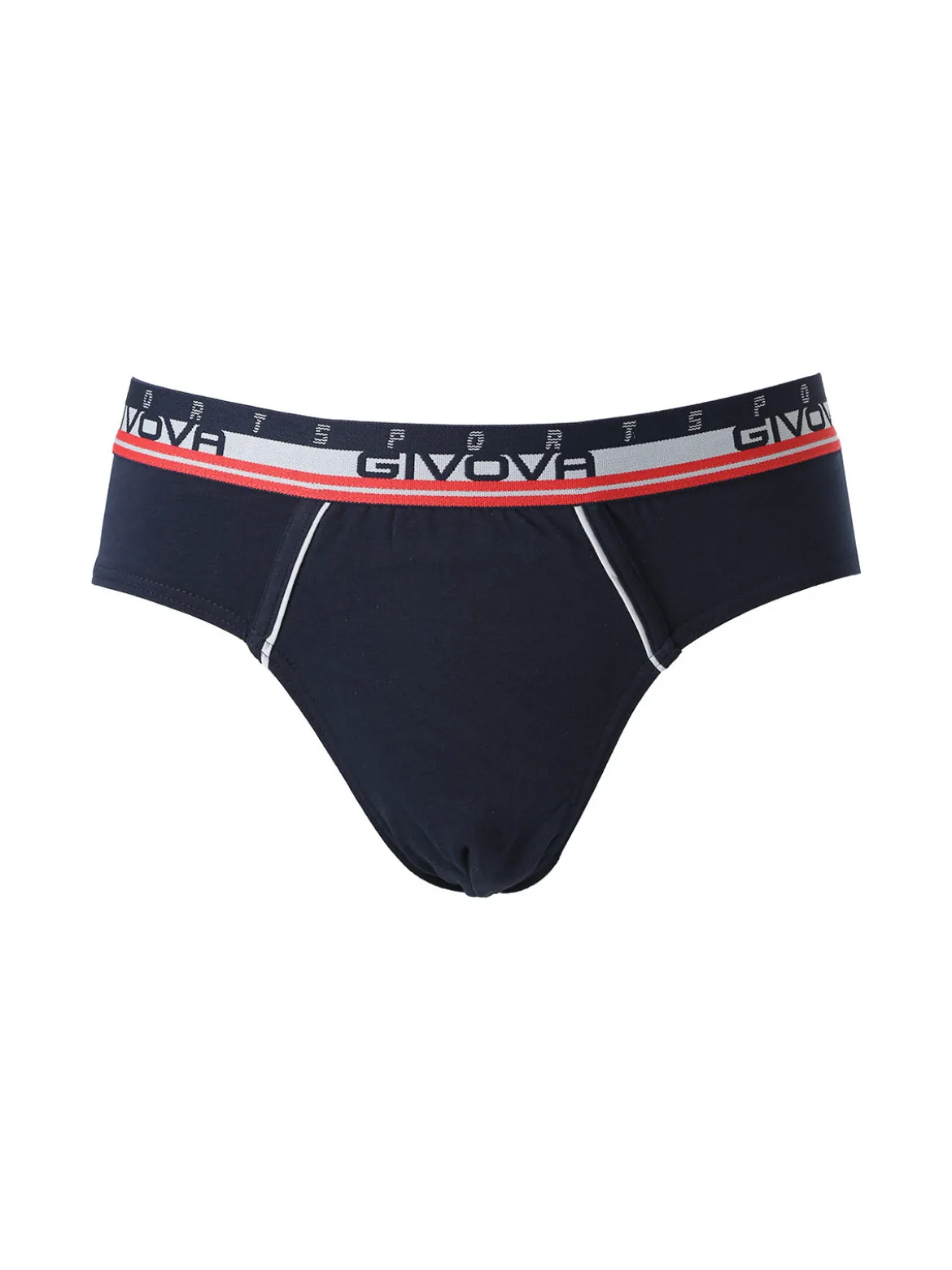 Givova Slip da uomo in cotone bielastico - blu scuro