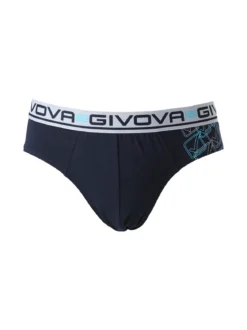 Givova Slip da uomo in cotone bielastico - blu scuro