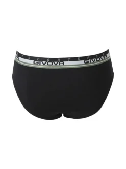 Givova Slip da uomo in cotone bielastico - nero