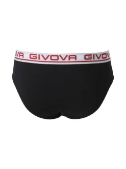 Givova Slip da uomo in cotone bielastico - nero
