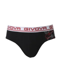 Givova Slip da uomo in cotone bielastico - nero