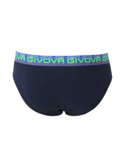 Givova Slip da uomo in cotone stretch - blu scuro