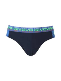 Givova Slip da uomo in cotone stretch - blu scuro