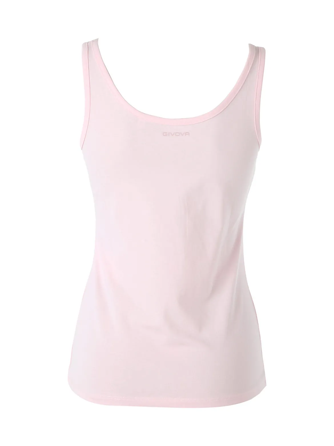 Givova Top donna in cotone bielastico a spalla larga - rosa