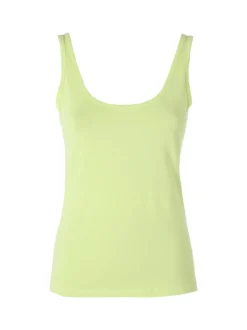 Givova Top donna in cotone bielastico a spalla larga - verde chiaro