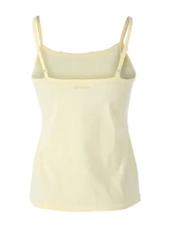 Givova Top donna in cotone bielastico con spalline sottili - giallo