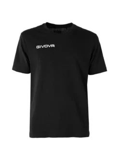 Givova T-shirt girocollo da uomo in cotone - nero