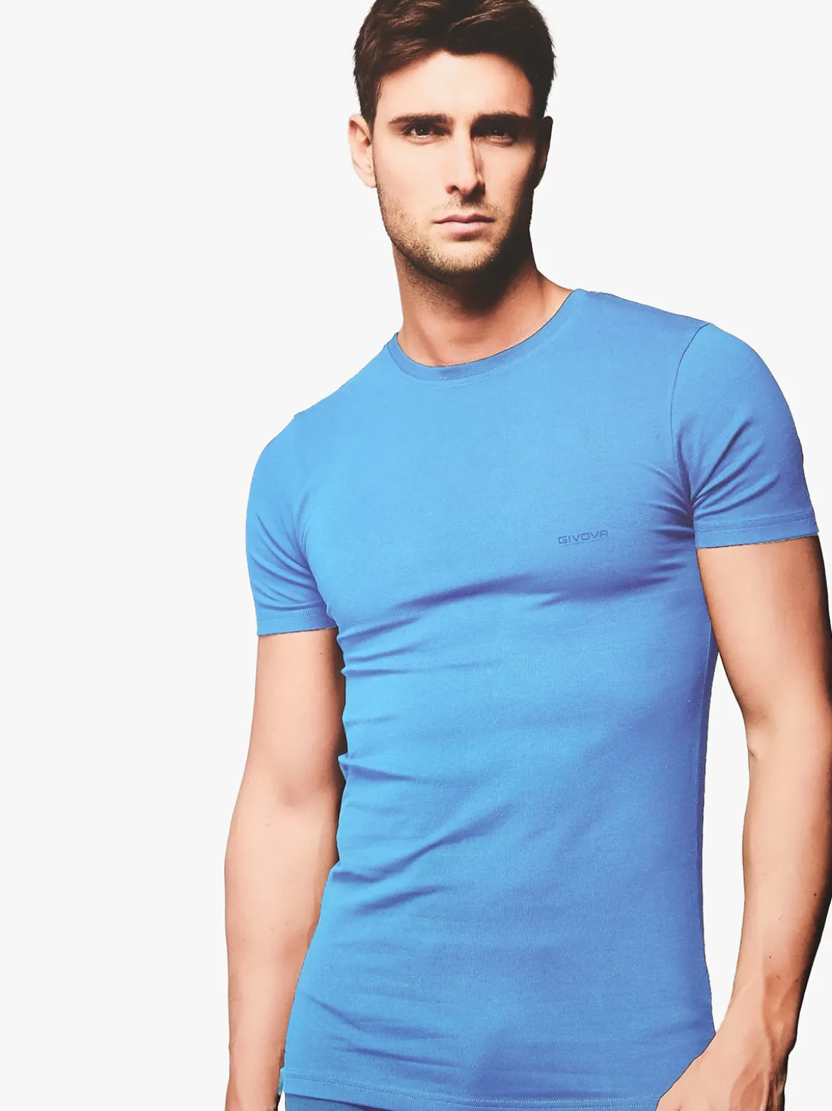 Givova T-shirt intima manica corta uomo - blu
