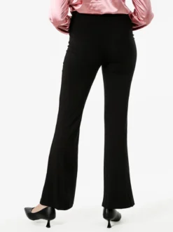 Gladys Leggings donna elasticizzati a zampa - nero