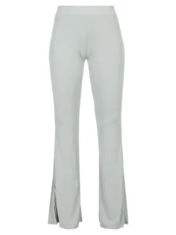 Gladys Leggings donna leggeri con finale a zampa e spacco laterale