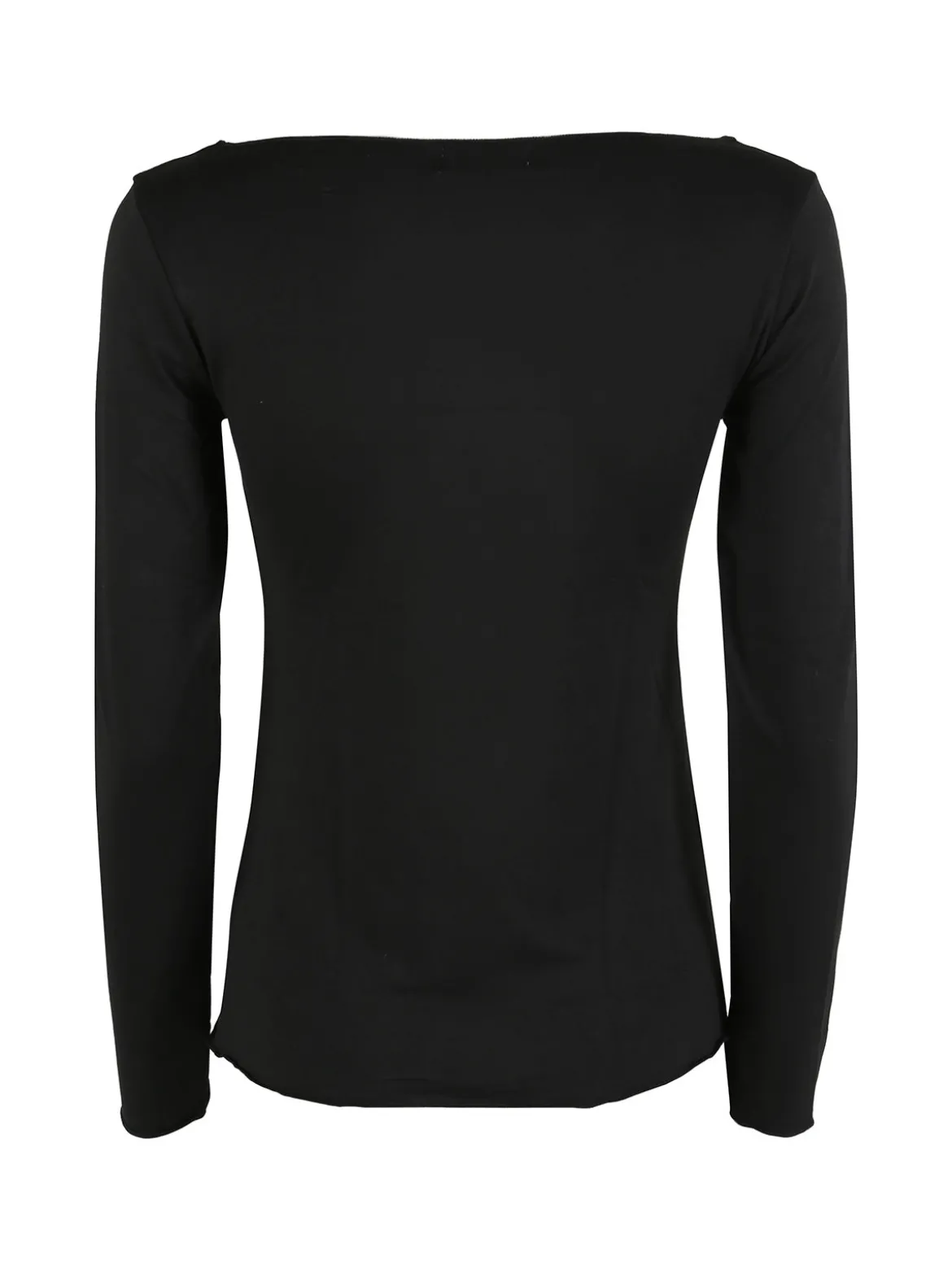 Gladys Maglia donna termo light con scollo a barca - nero