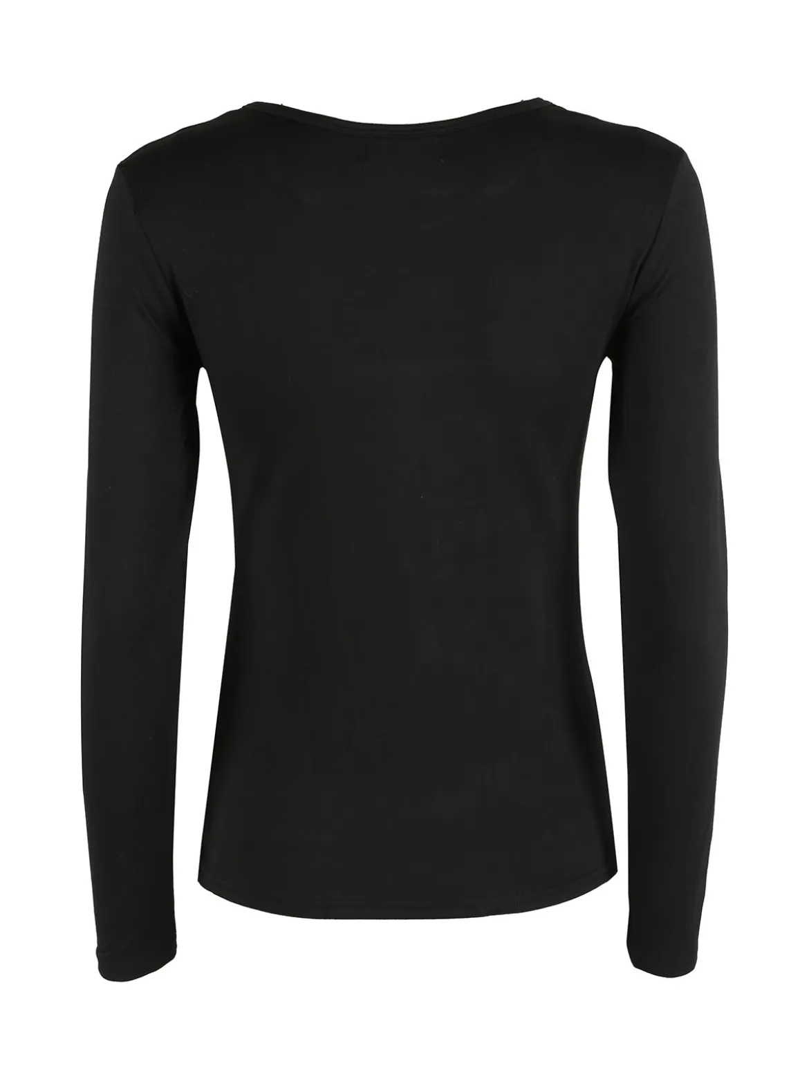 Gladys Maglia girocollo da donna termo light - nero