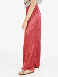 Gladys Pantaloni da donna a gamba larga plissettati