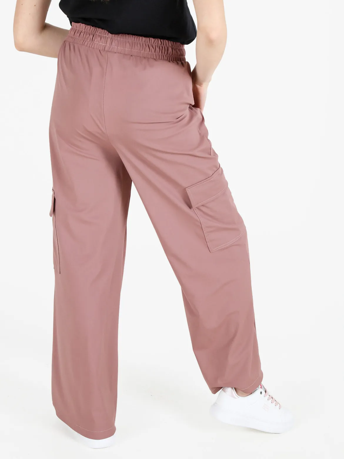 Gladys Pantaloni da donna cargo a gamba larga