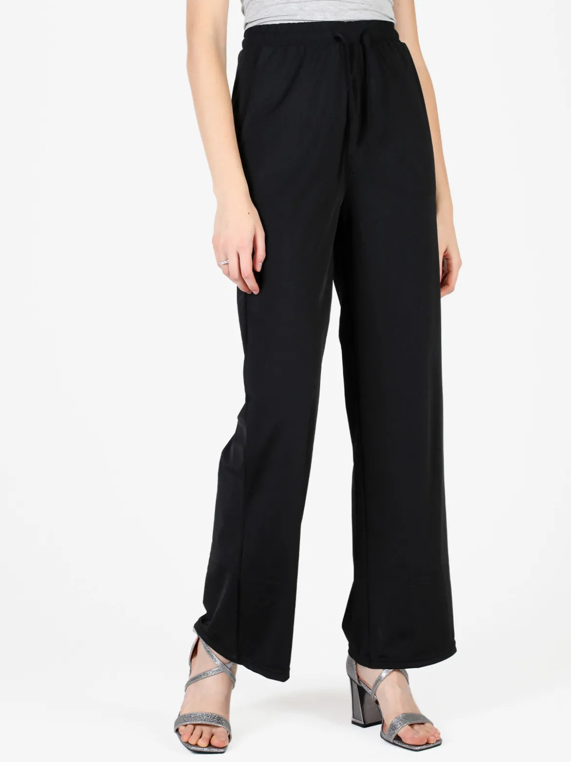 Gladys Pantaloni donna in tessuto tecnico a gamba larga