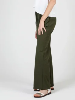 Gladys Pantaloni donna in tessuto tecnico a gamba larga