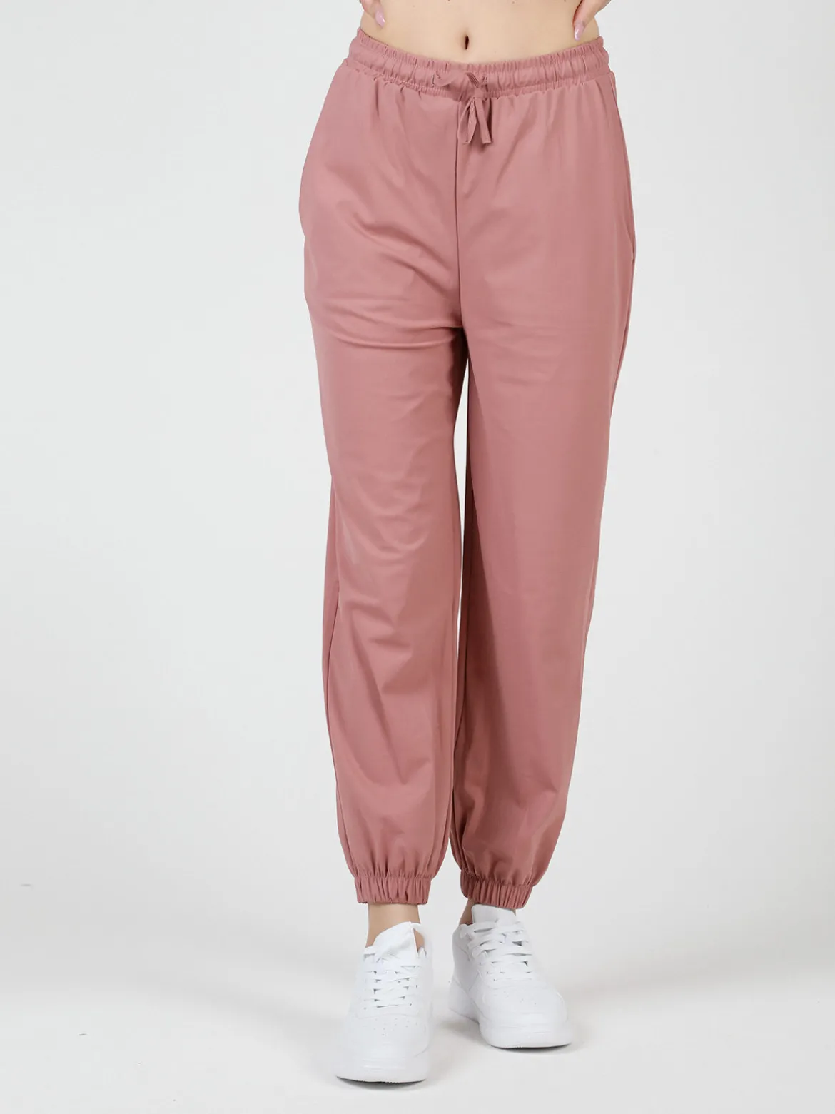 Gladys Pantaloni donna in tessuto tecnico con polsini