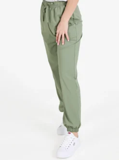 Gladys Pantaloni donna in tessuto tecnico con polsini