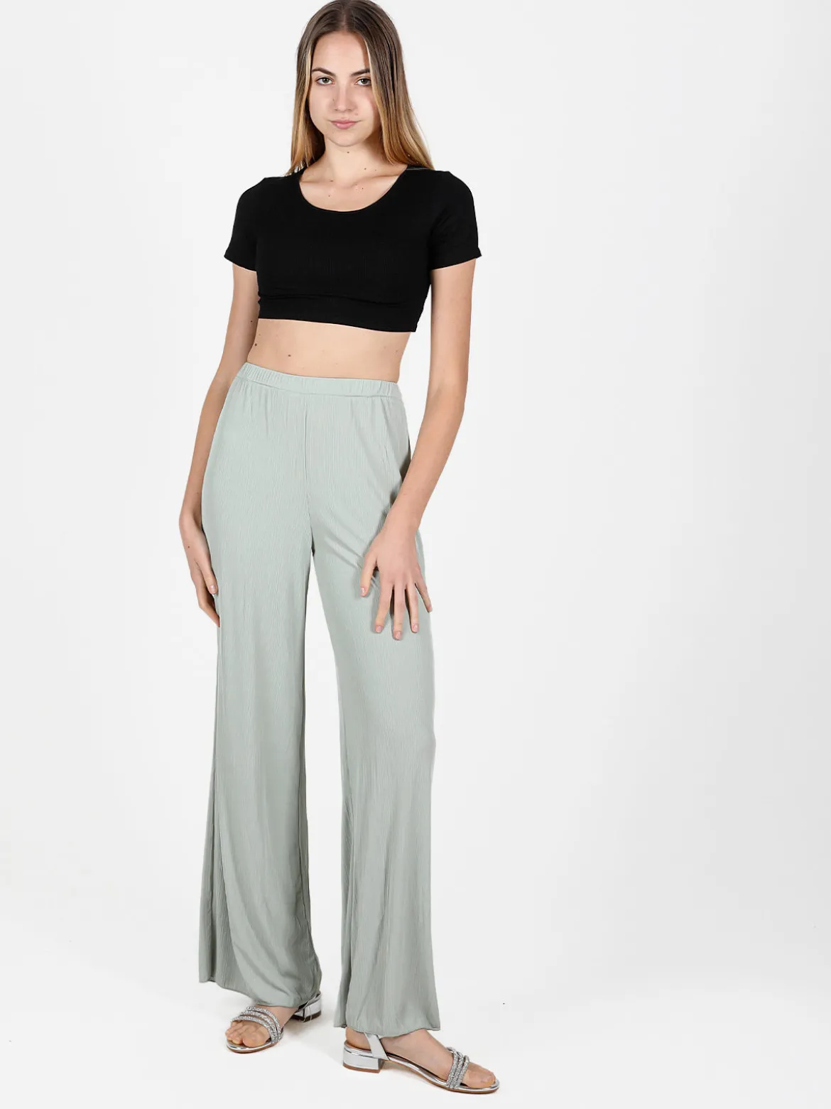 Gladys Pantaloni donna leggeri a palazzo