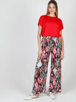 Gladys Pantaloni donna leggeri a palazzo colorati
