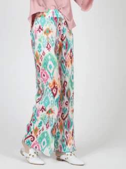 Gladys Pantaloni donna leggeri a palazzo colorati