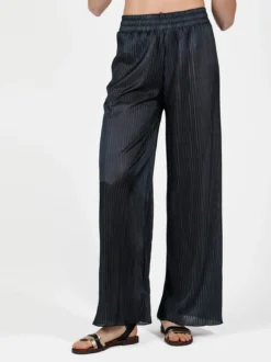 Gladys Pantaloni donna leggeri a palazzo plissettati