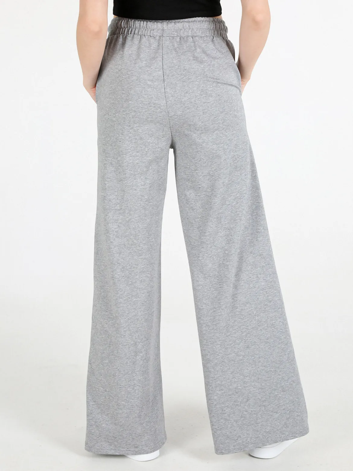 Gladys Pantaloni sportivi da donna a gamba larga con coulisse