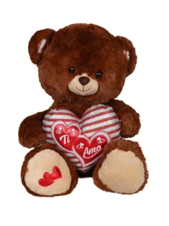 Glammy Orsacchiotto di peluche San Valentino con cuore "ti amo"