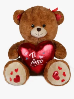 Glammy Peluche maxi con cuore "TI AMO"