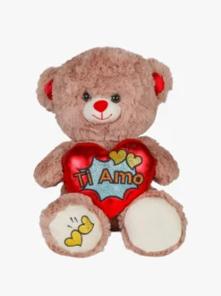 Glammy Peluche San Valentino con cuore "TI AMO"