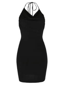 Gloria Mini abito donna con schiena scoperta