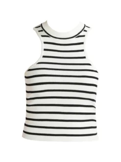 Golden Days Paris Top cropped in maglia