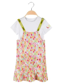 Gossyp Vestito bambina con t-shirt