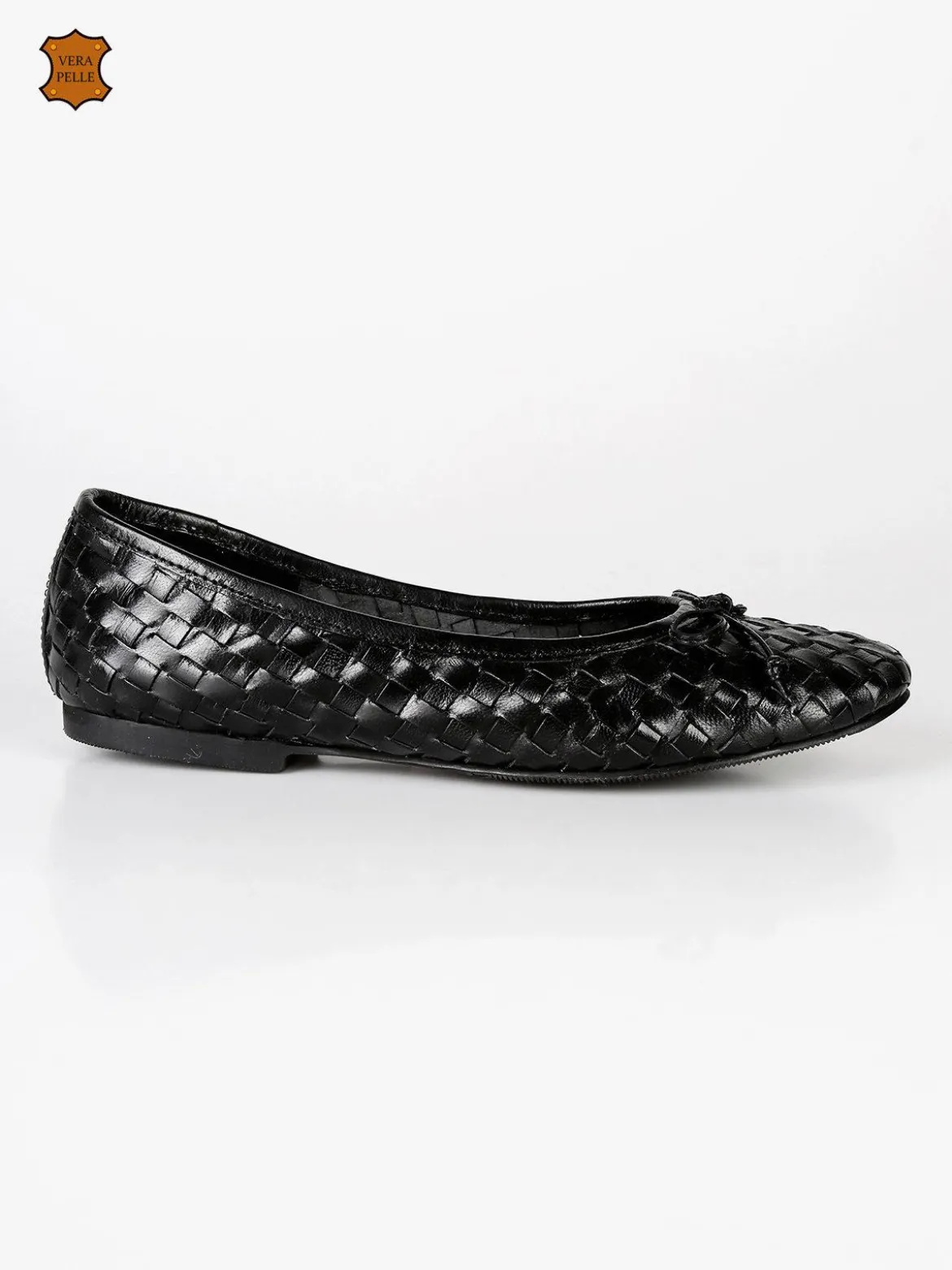 Green Land Ballerine donna intrecciate in pelle