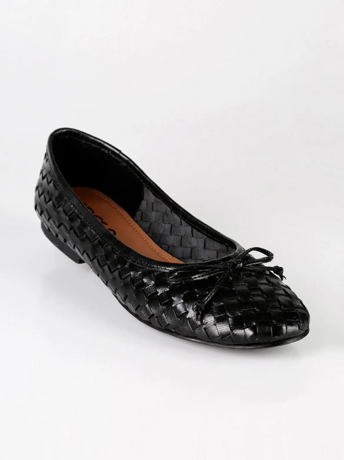Green Land Ballerine donna intrecciate in pelle