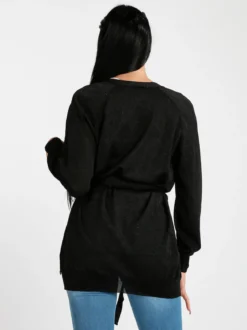 Griffai Cardigan donna aperto in lurex