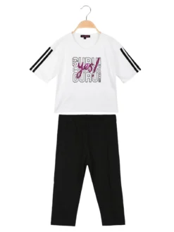 Guru Completo corto da bambina con leggings 3/4