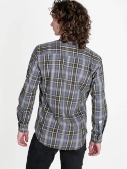 Guy Camicia a quadri da uomo in cotone