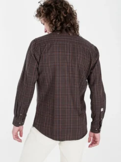 Guy Camicia a quadri da uomo in cotone