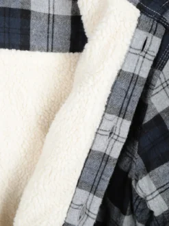 Guy Camicia da uomo a quadri imbottita