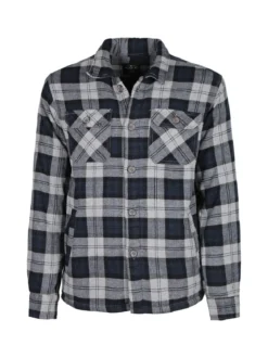 Guy Camicia da uomo a quadri imbottita