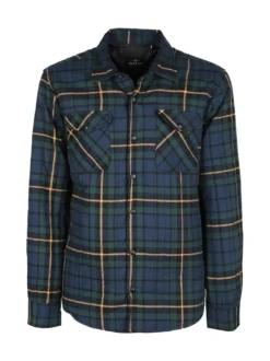 Guy Camicia da uomo imbottita a quadri