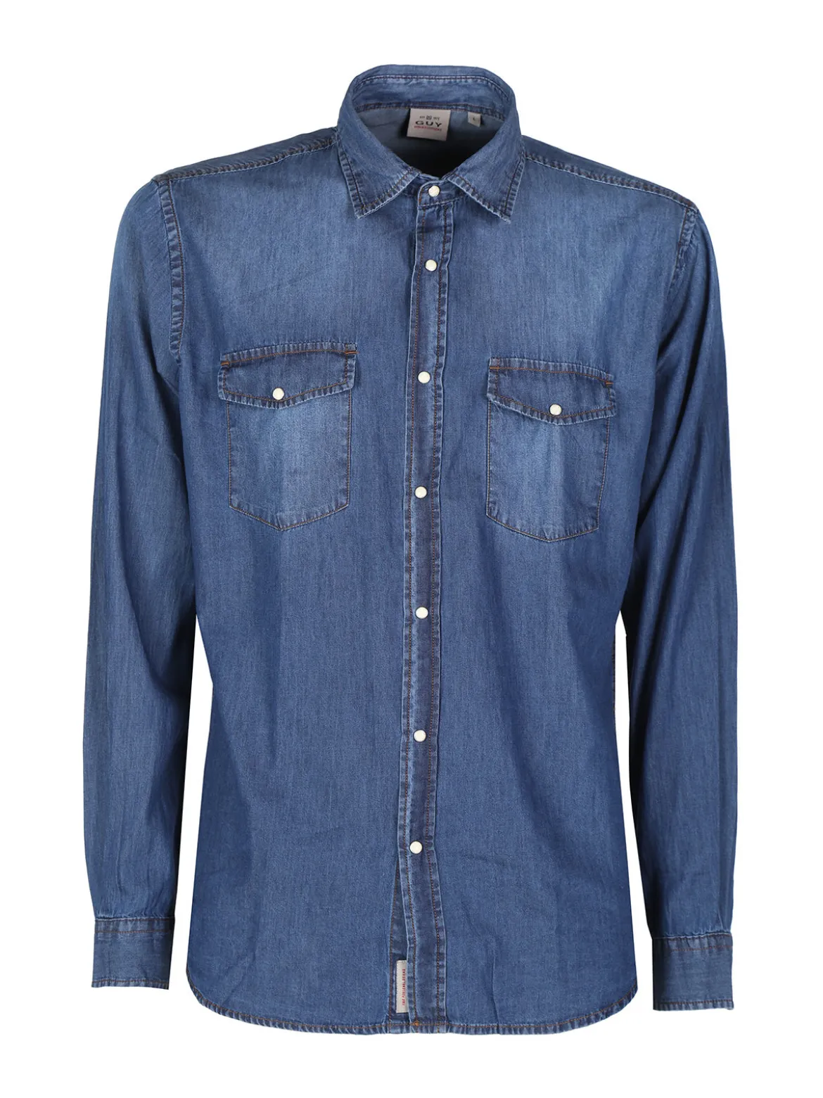 Guy Camicia da uomo in jeans