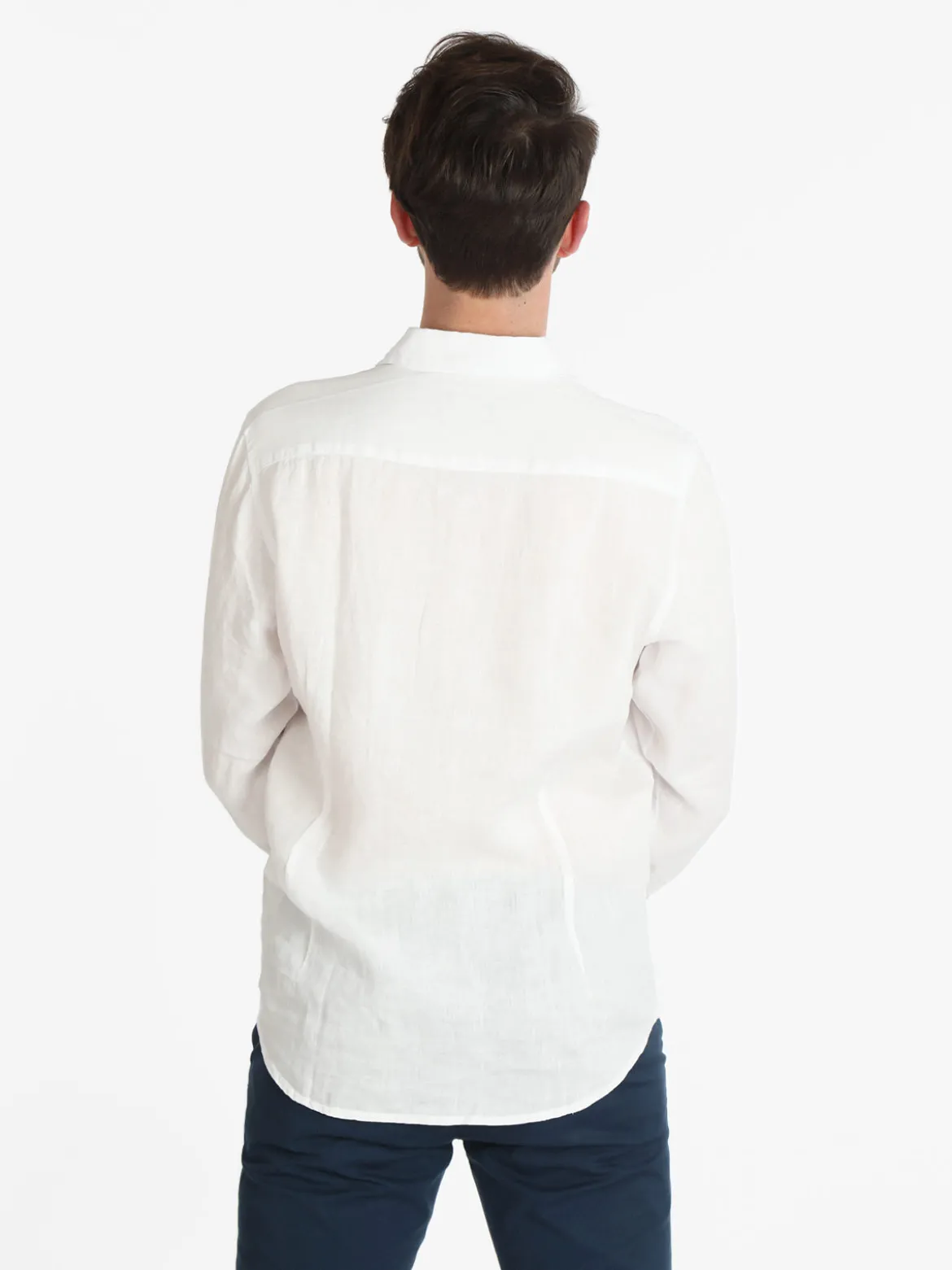 Guy Camicia uomo in lino a manica lunga