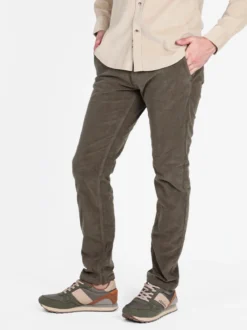 Guy Pantaloni da uomo in velluto slim fit