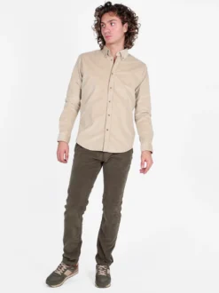 Guy Pantaloni da uomo in velluto slim fit