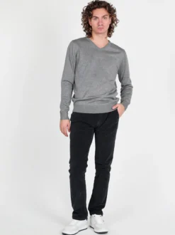 Guy Pantaloni da uomo in velluto slim fit