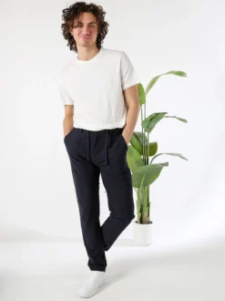 Guy T-shirt girocollo da uomo in cotone - bianco